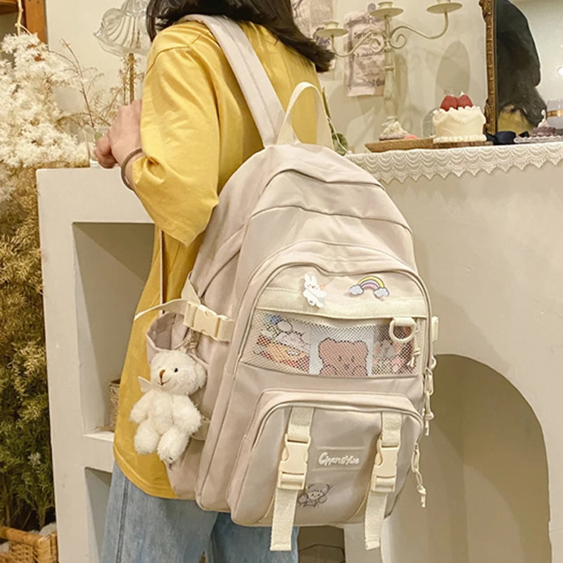 

JOYPESSIE Fashion Lovers Rucksack Women Backpack Kawaii Bookbag for Teenage Schoolbag Laptop Mochila Female Travel Shoulder Bag