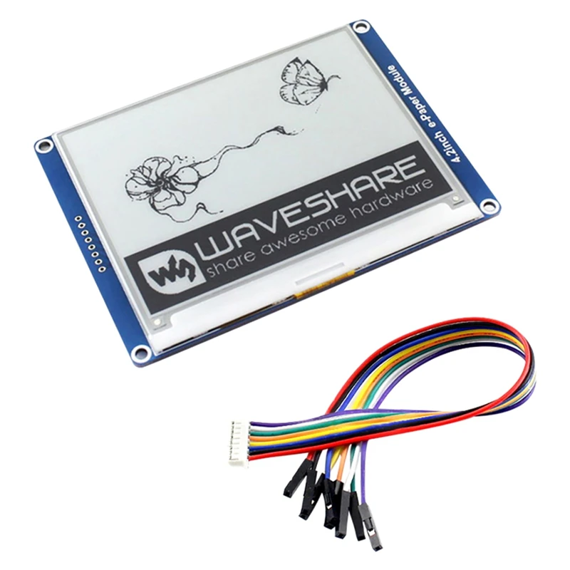 

Waveshare 4,2 дюймовый E-Ink модуль дисплея для Raspberry Pi 4 B E-Paper Module