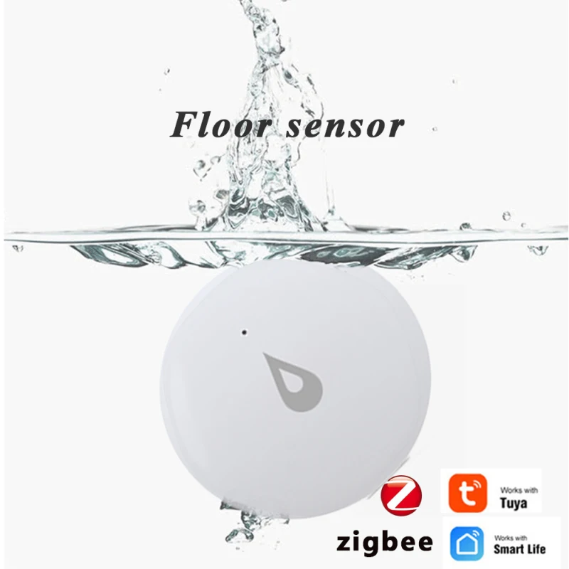 

ZigBee Water Detector Leakage Sensor Alarm Leak Detector Tuya Smart Life APP Remote Monitoring Flood Alert Overflow Security