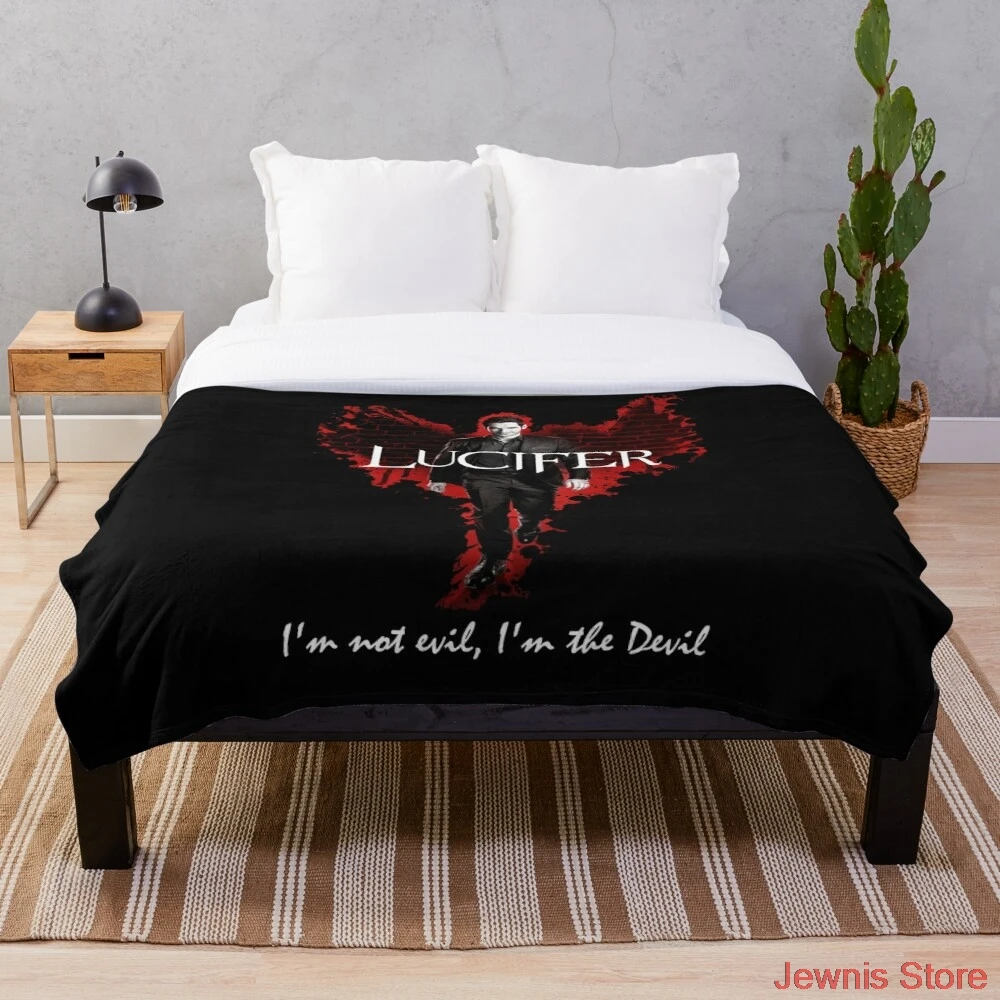 

LUCIFER Blanket Personalized Blankets On For The Sofa/Bed/Car Portable 3D Blanket For Kid adult Home Textiles