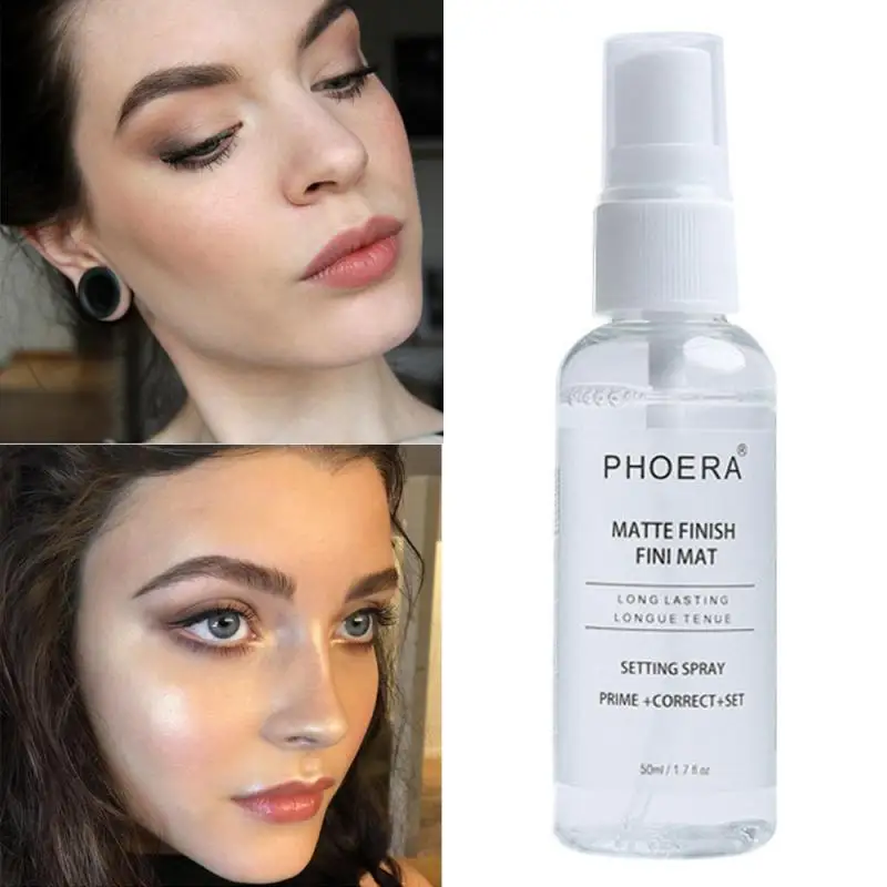 

PHOERA 50ml Makeup Setting Spray Lasting Moisturizing Face Primer Make Up Oil Control Foundation Fixer Makeup Spray Cosmetic