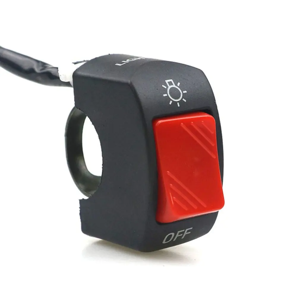 

Motorcycle Electric Vehicle Accessories Second-line Headlight Switch IP65 Waterproof Anti-corrosion Switch