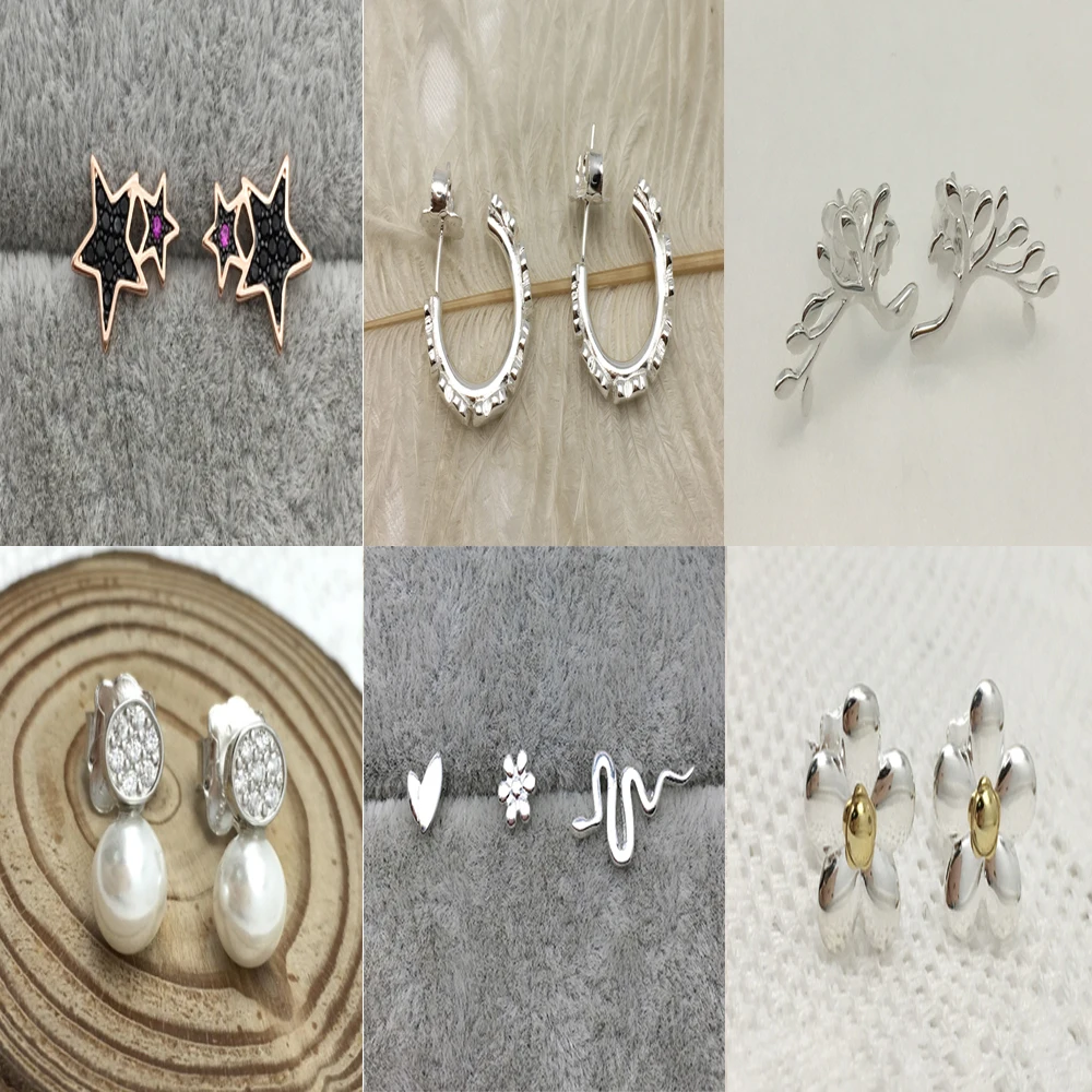 

2022 100% 925 Sterling Silver High Quality 1：1 Spain Bear Earring Original Fashion Jewelry Factory Free Shipping Gift