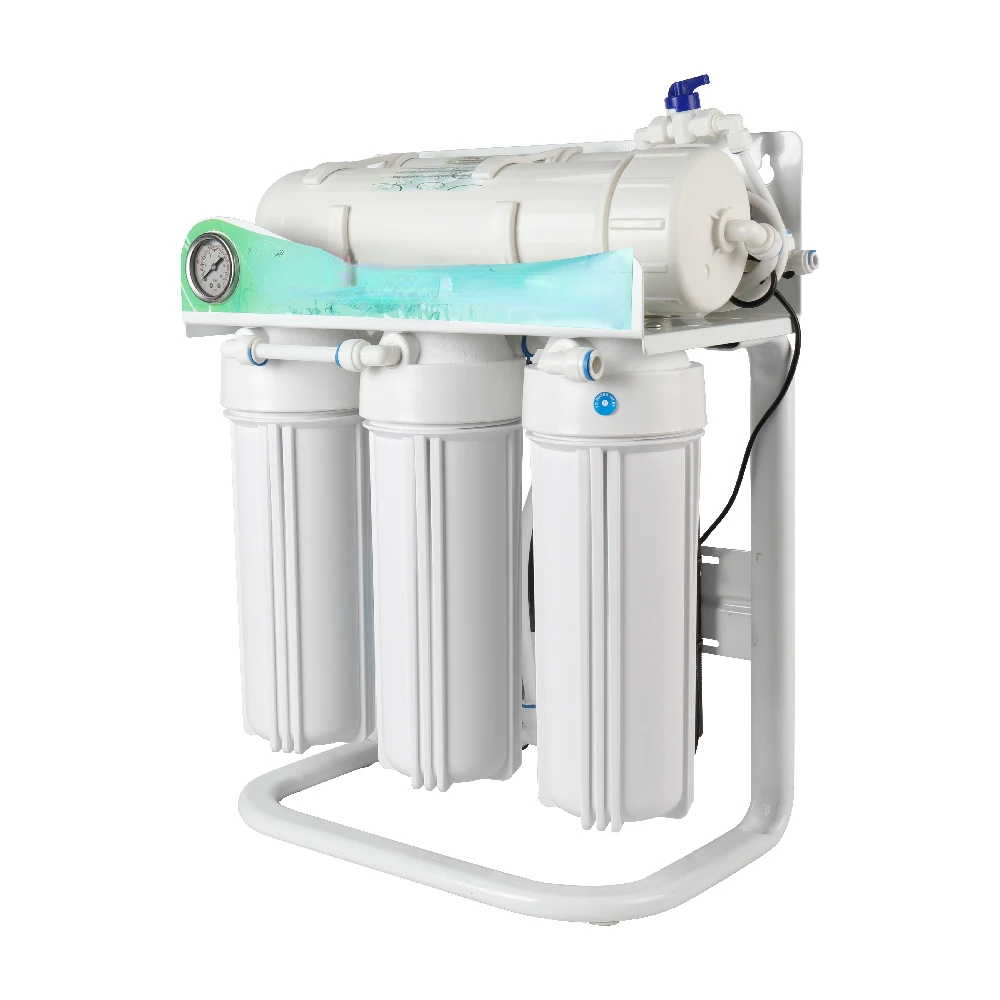 

Qicen Wholesale 5 Stages 75GPD 400GPD Reverse Osmosis Small Portable Desalination Plant