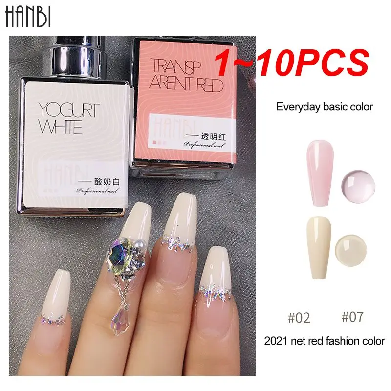 

1-10 шт., Прозрачный Гель-лак для ногтей, 15 мл