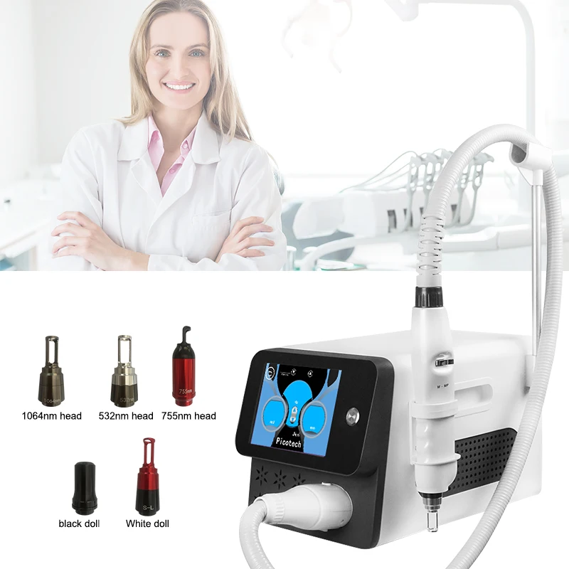 

2023 year Picosecond q switched nd yag laser 1064+532+755 high quality