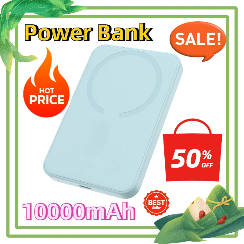 Для Iphone 15 14 13 12 Mini Pro Max магнитный внешний аккумулятор беспроводной для