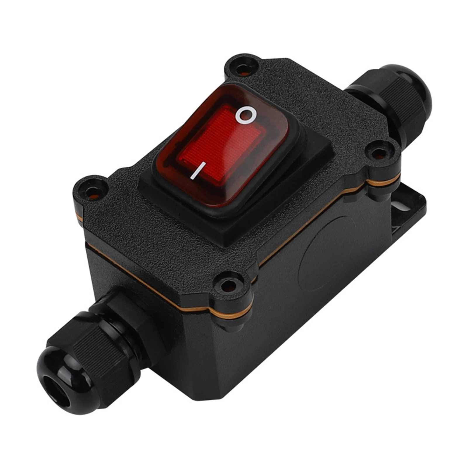 

Refit Outdoor 2 Position Joystick Buttons With LED Red Light Install Connection 12 V Cable Switch DC 25A Waterproof Inline