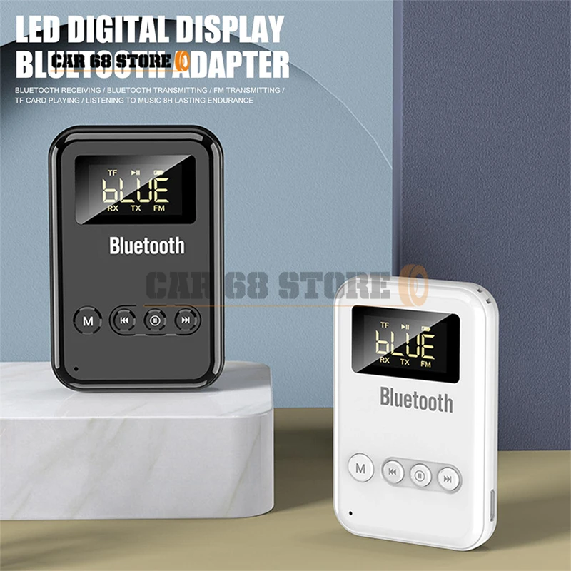 1 компл. USB Bluetooth 5 0 аудио приемник музыка стерео 3D беспроводной адаптер 3 Aux разъем
