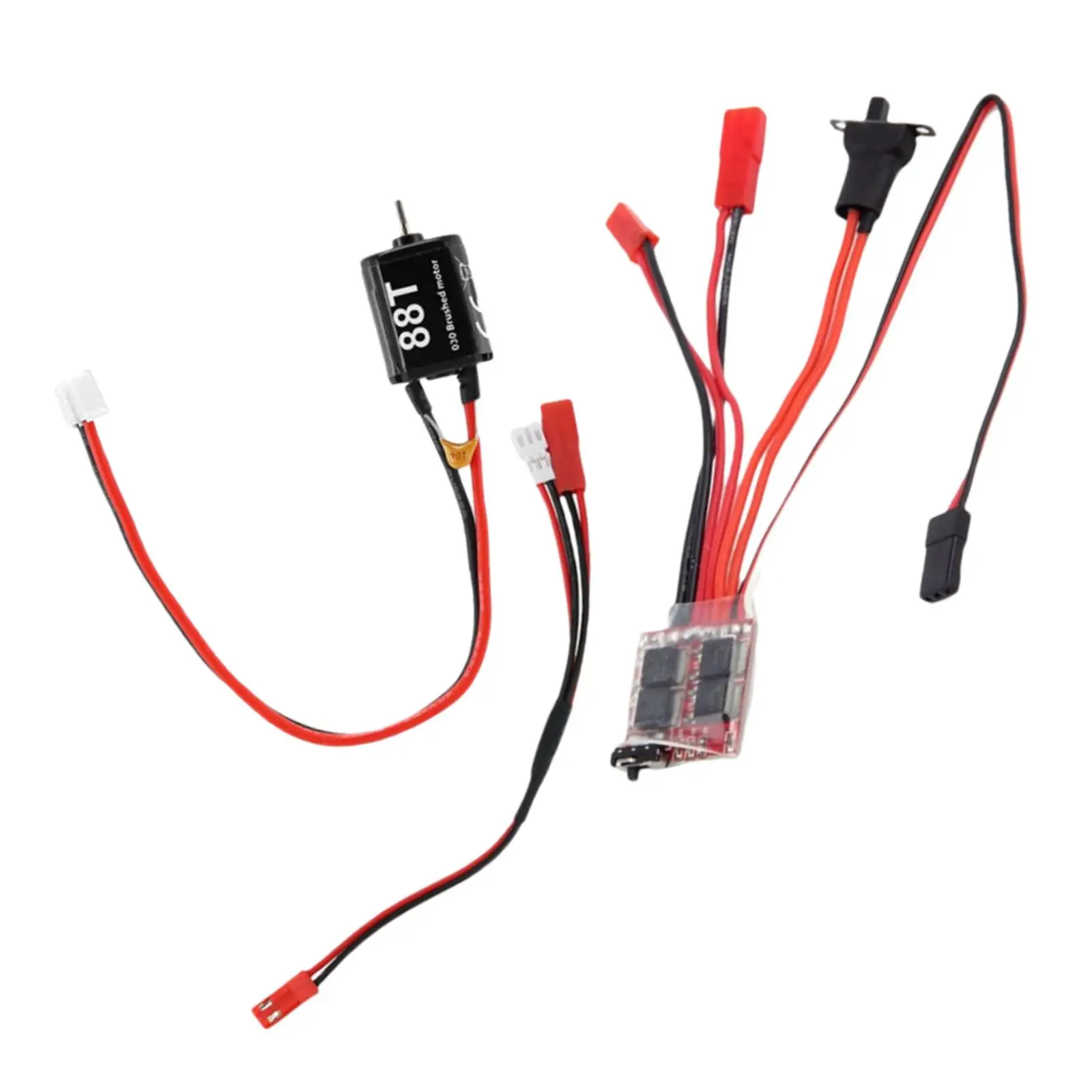 

1:24 RC Brushed Motor Metal Mount Remote Control for Vehicle Model Toys