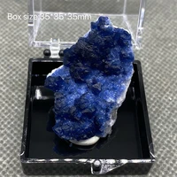 100 natural inner mongolia blue fluorite mineral specimen cluster stones and crystals healing crystal free shipping