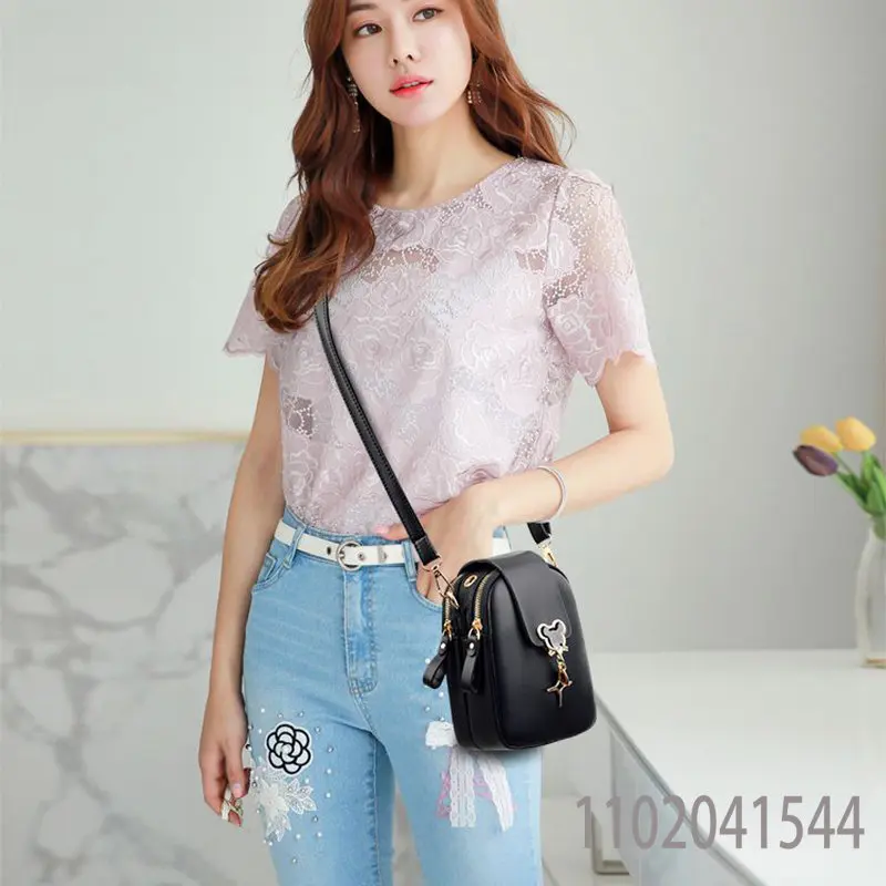 Disney Shoulder Bag for Women Girls Mickey Crossbody Bags Luxury and Designer Mickey Mouse Leisure Shopping Bag Free Shipping