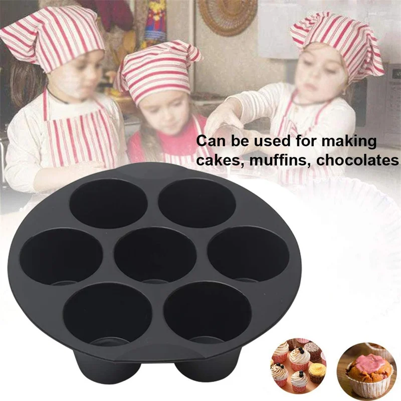 

Air Fryer Accessories 7 Even Cake Cup Muffin Cup For 3.5-5.8l Various Models Of Air Fryer Molds Cupcake Cake Muffin Baking Cups