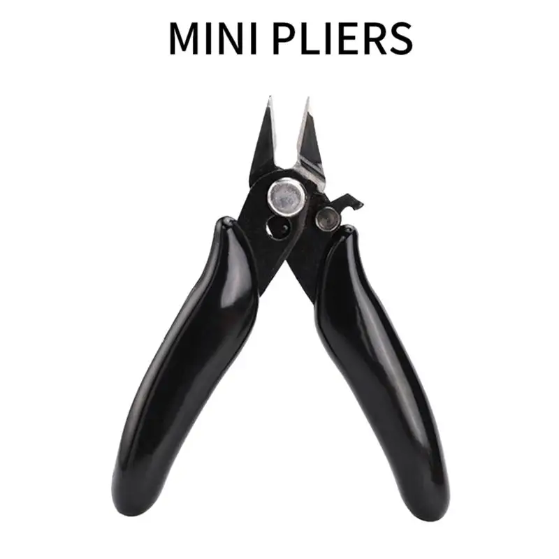 

Electronic Plier Side Slicing Nipper Steel DIY Mini Diagonal Plier Jewelry Wire Cable Slicer Tool 2022