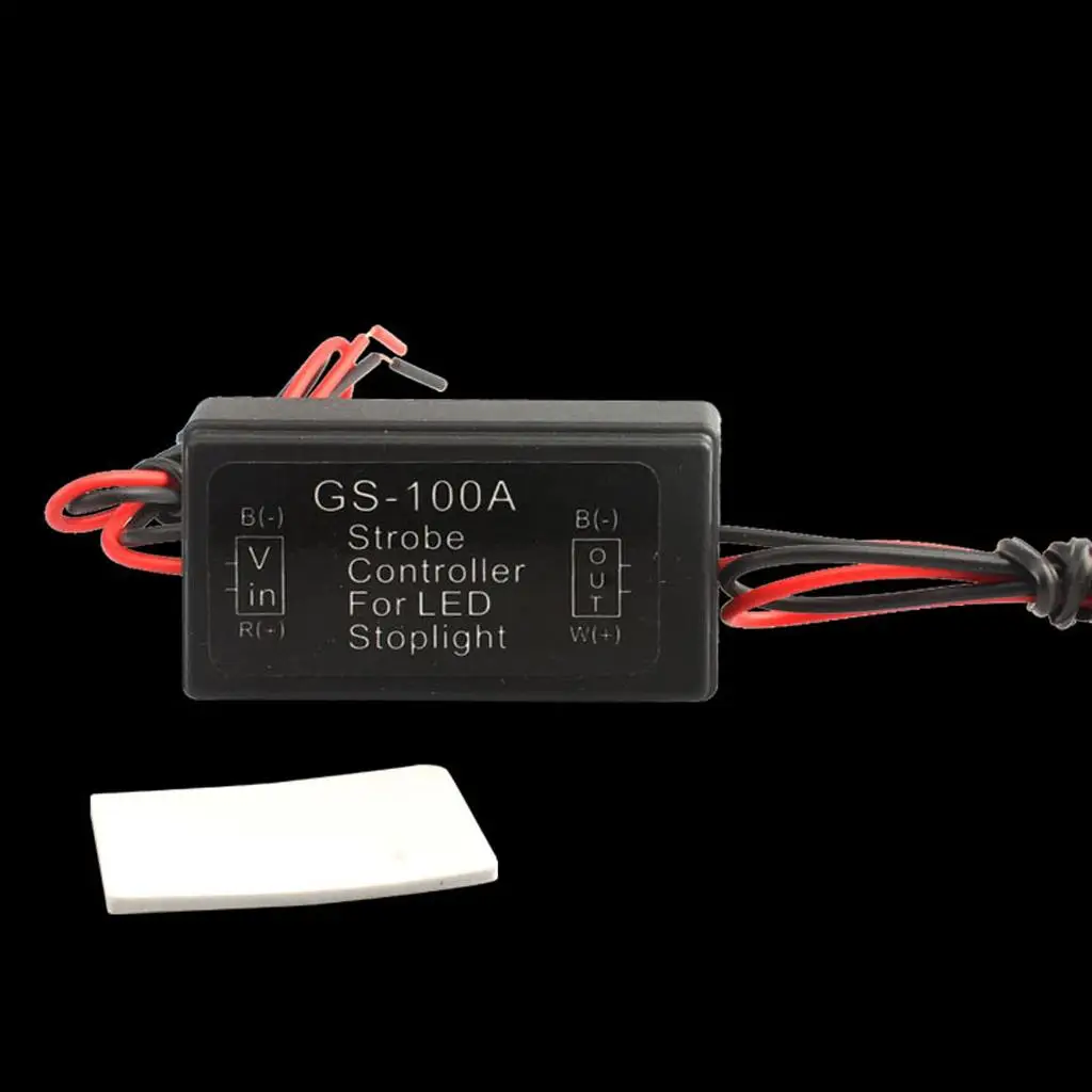 GS-100A 100A Задний тормозной стоп Светодиодная вспышка Контроллер стробоскопа