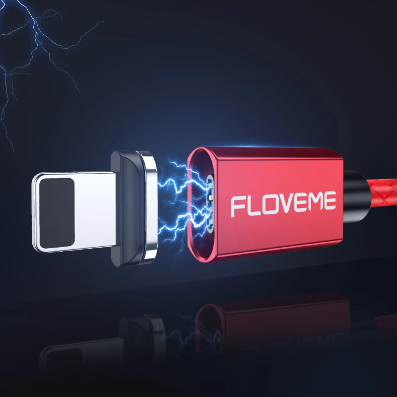 Магнитный кабель FLOVEME с разъемами Micro USB и Type-C длиной 1 м 3 а