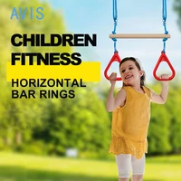 children horizontal bar rings outdoor indoor toy kids tree swing 150kg load park garden countryard swing