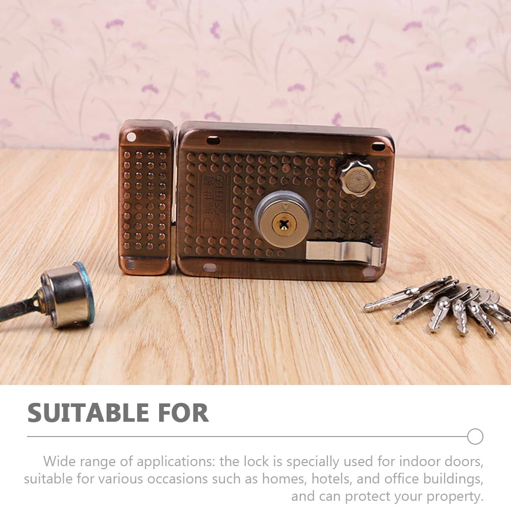 Дверной замок защелка винтажная фурнитура дверная ручка с болтовым крючком