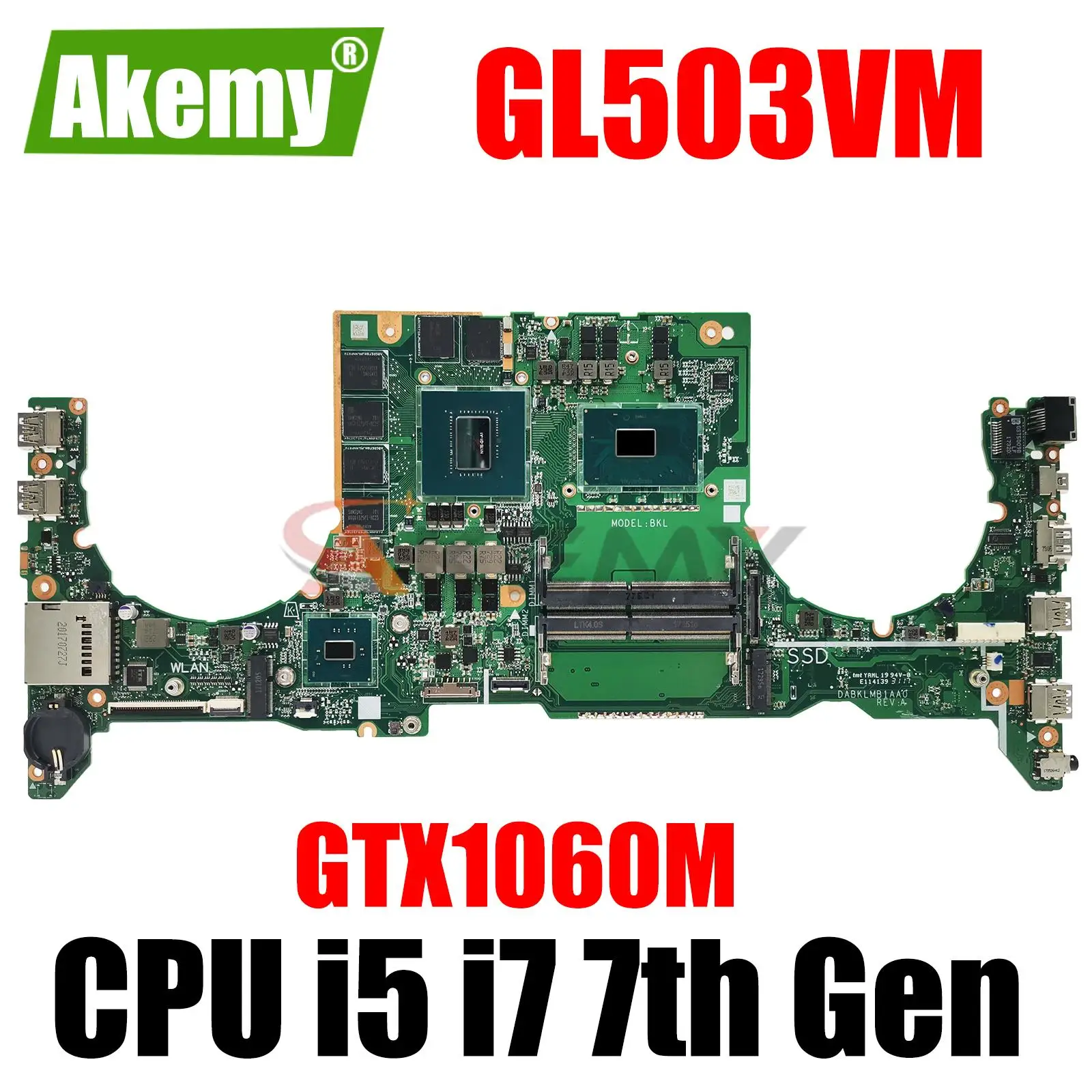 Материнская плата GL503VM для ноутбука ASUS GL503V GL503G GL503VD FX503V FX503VD FX503VM