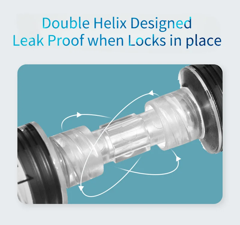 Медицинский стерильный раздельный пластиковый шприцевой Соединитель с двойной