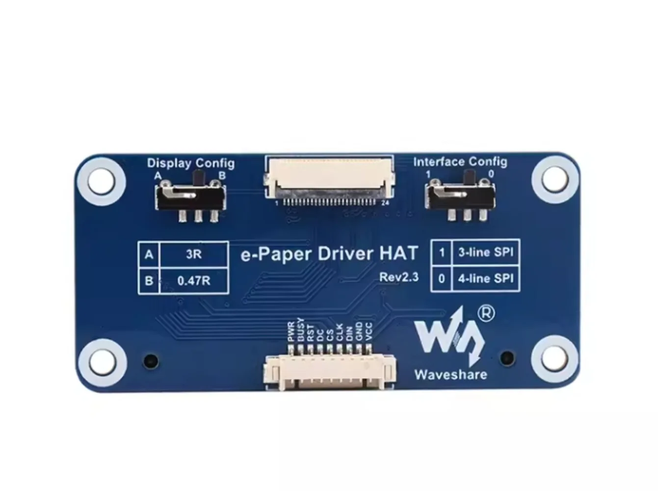 Модуль драйвера Waveshare Ink Screen с интерфейсом SPI и поддержкой Raspberry Pi 4/Zero W/Jetson Nano