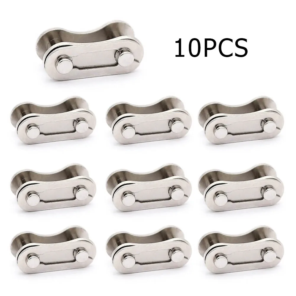 

10 шт., металлические соединители для цепи, 1/2X1/8