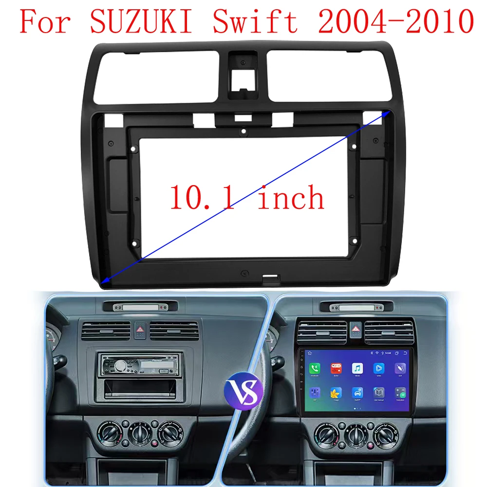 Двойной Din 10 1-дюймовый автомобильный радиоприемник установка DVD GPS Mp5 пластиковая