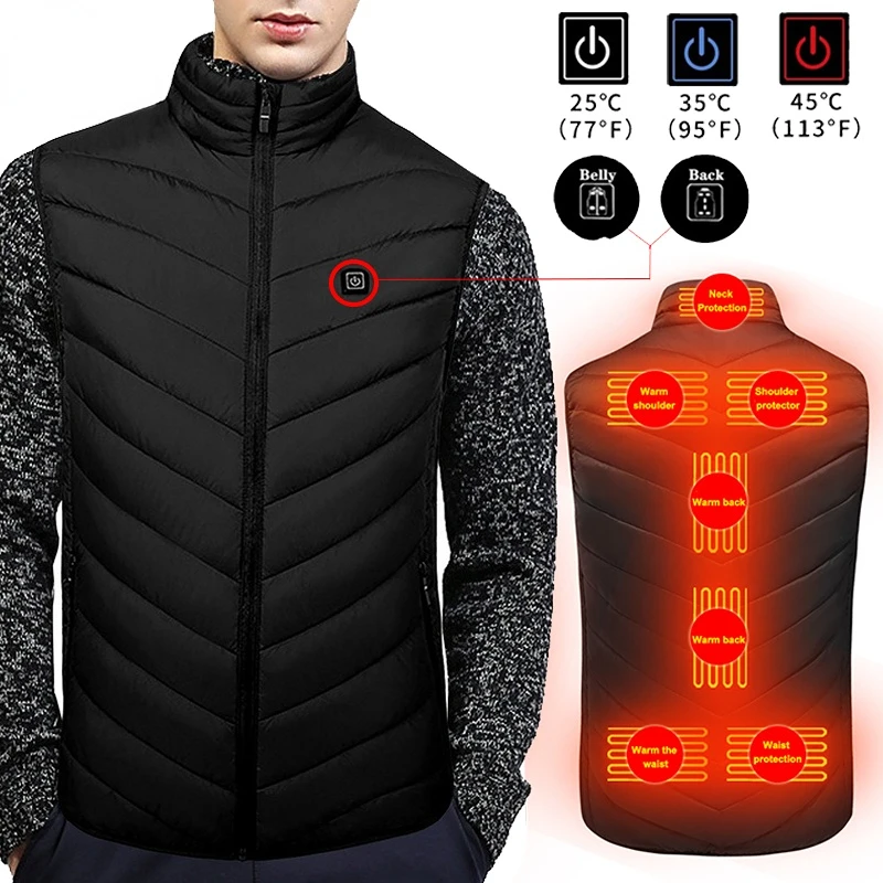 

Heated Vest Men Women Usb Heated Jacket
