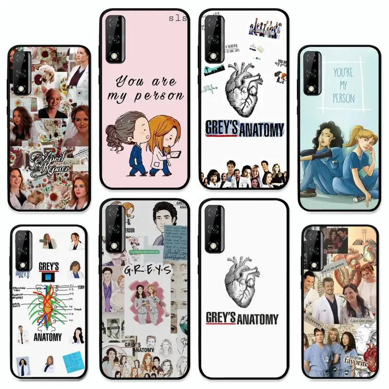

Greys Anatomy You are my person Phone Case For Huawei Y9 6 7 5 Prime Enjoy 7s 7 8 plus 7a 9e 9plus 8E Lite Psmart Shell
