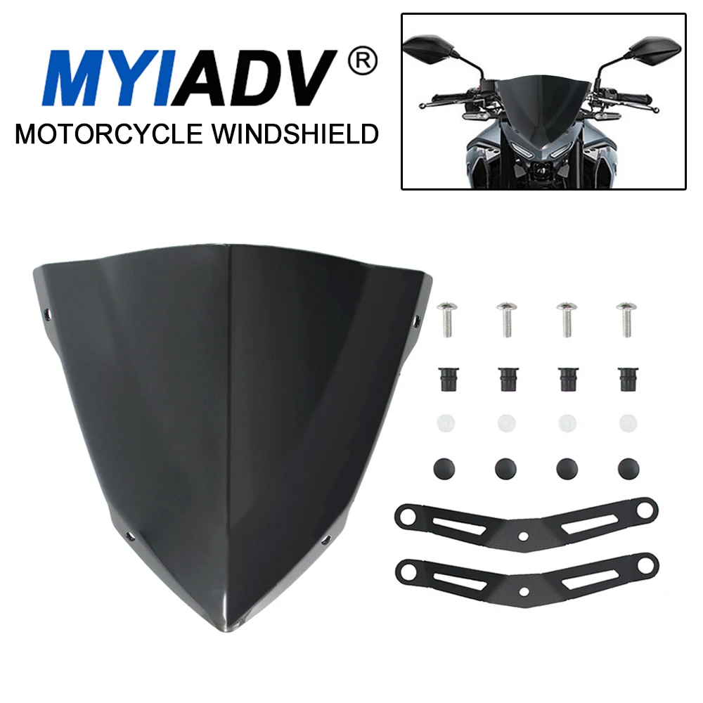 

Windscreen With Bracket For Yamaha MT03 MT25 MT-03 MT-25 2020 2021 Motorcycle Windshield Wind Screen Shield Deflectors Protector