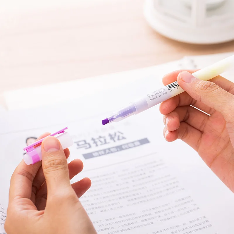 

Маркер флуоресцентный с наклонной головкой, 5 шт./коробка