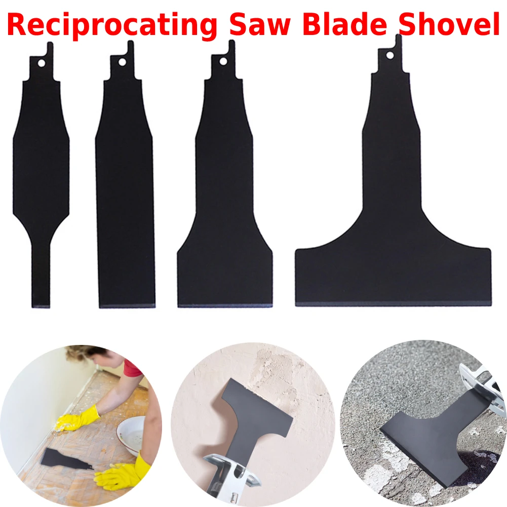 

Length 140mm HCS Reciprocating Saw Blade Saber Shovel Electric Cleaning Shovel Removal Tile Ground Mud Cleaning Wall Putty Tools