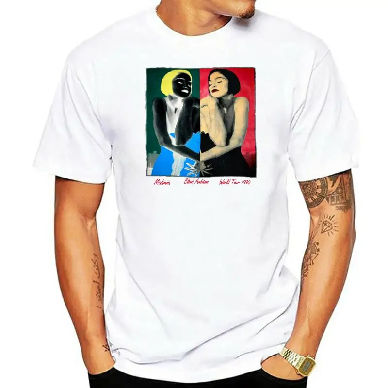 

Vintage New Hot 1990 Madonna Blond Ambition Japan Tour T-Shirt Reprint