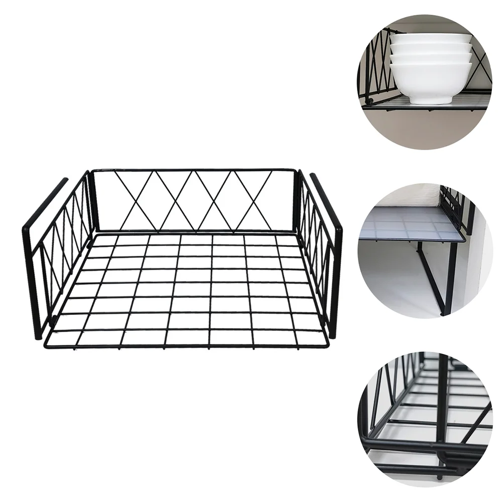 

1pc Under Shelf Wire Rack Under Shelf Sliding Basket Kitchen Pantry Desk Bookshelf Hanging Storage Baskets