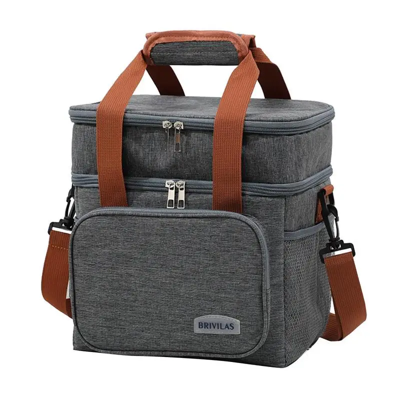 

Mens Lunch Bag Lunch Tote For Men Lunch Box Insulation Bag Large Capacity Design With Waterproof Coating Ideal For Camping Beach