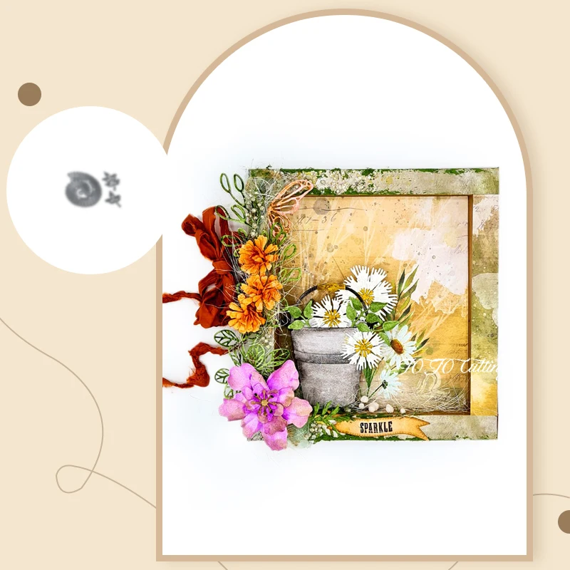 

Высекальные штампы в виде листьев для скрапбукинга, декоративная открытка для творчества, Обложка для альбома, тиснение, рукоделие, высекаю...