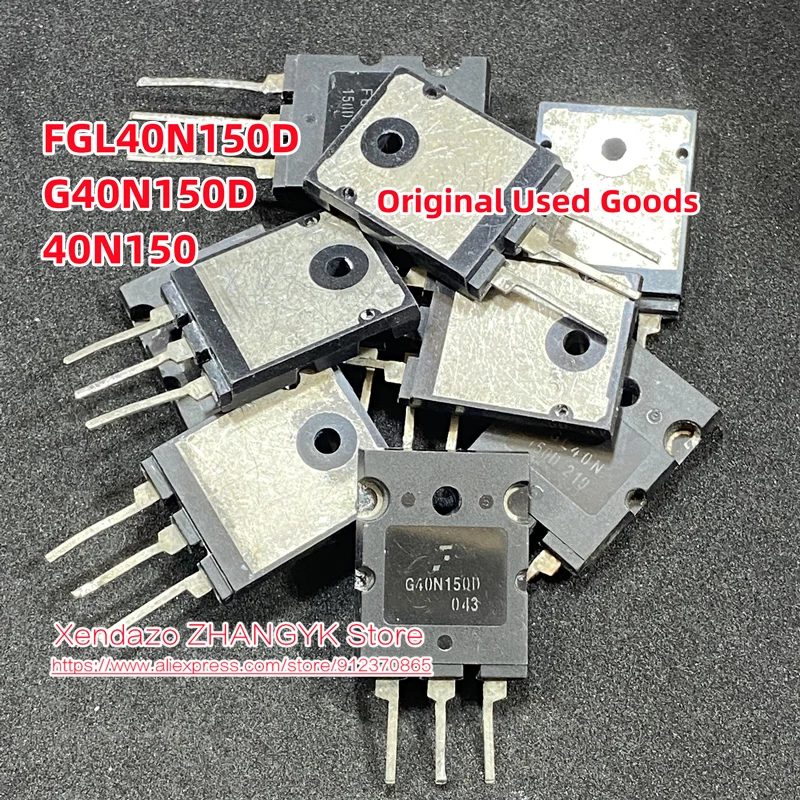 

10pcs/lot Original Used Goods FGL40N150D G40N150D 40N150 IGBT 1500V 40A TO-3PL Damped High Power Large Chip Transistor