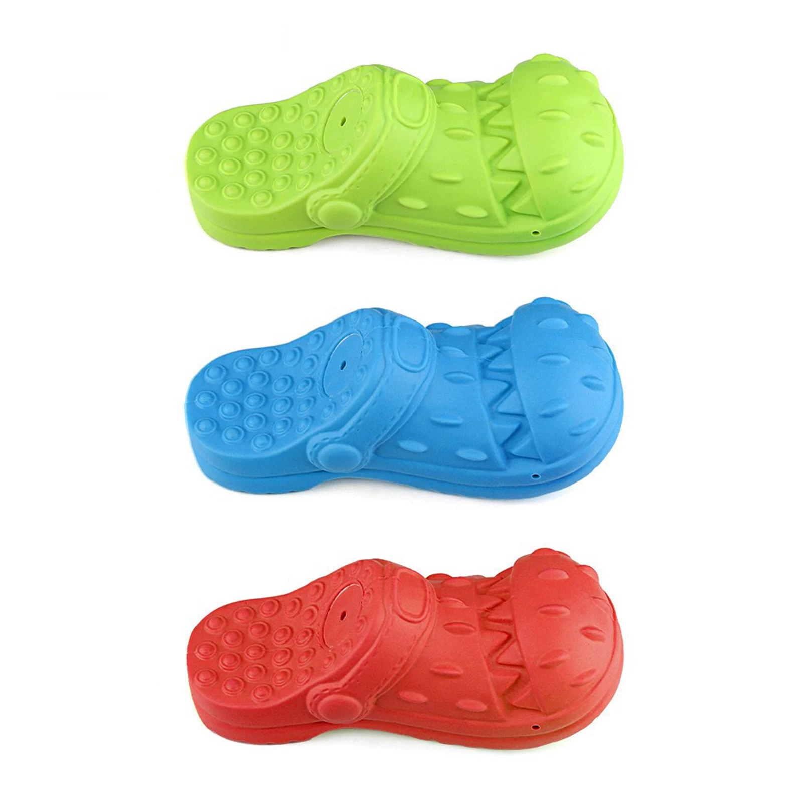 

Rubber Dog Chew Toys Natural Rubber Indestructible Dog Toys Slipper Shape Design Interactive Chew Toys For Training And Cleaning