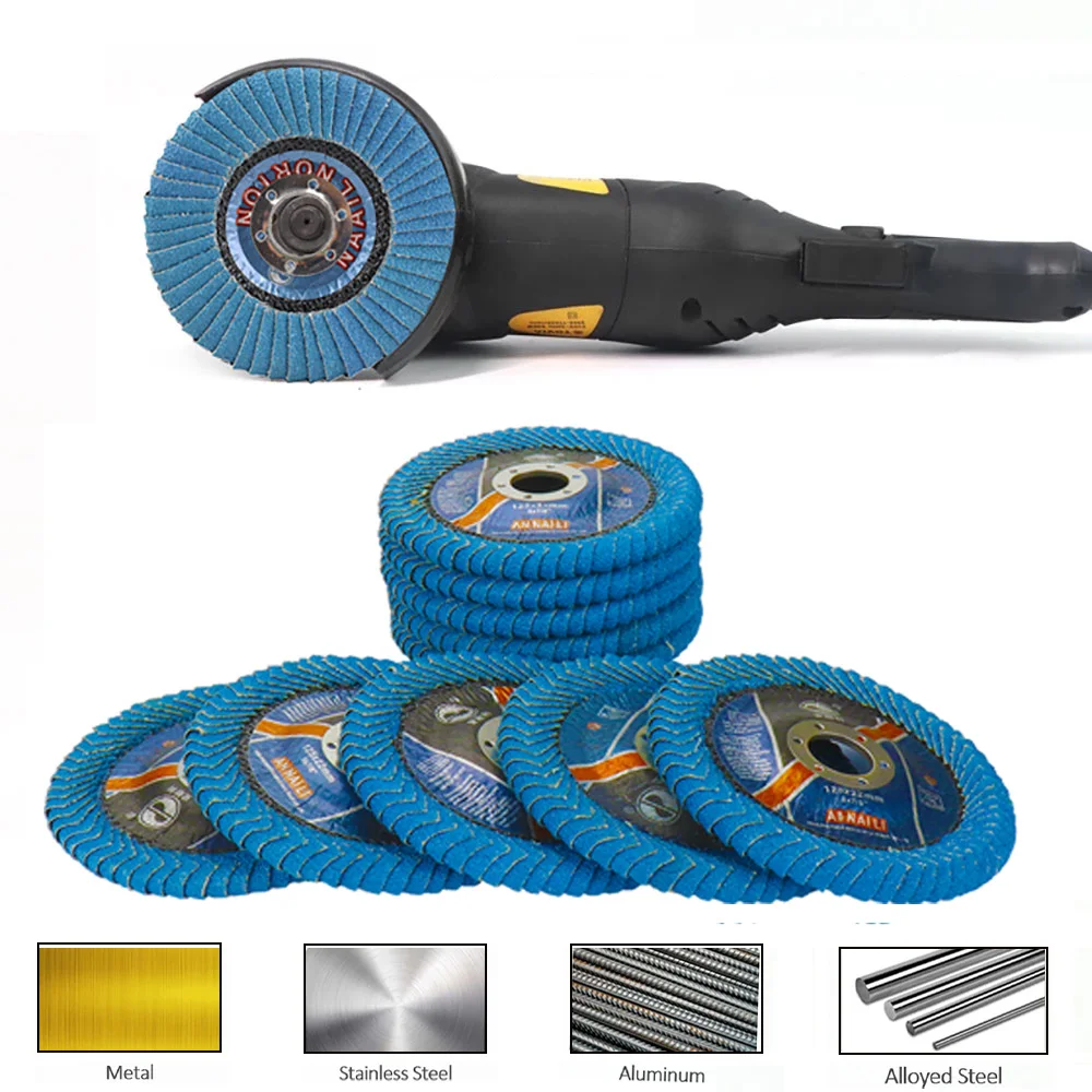 Абразивные Лепестковые Диски 100/115/125 Мм Зернистость 60 Керамика Оксидные