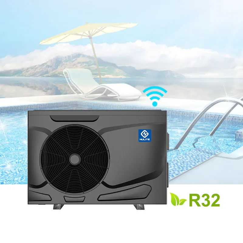

R32 R410a Small WIFI Air Source DC Inverter Swimming Pool Heat Pump Air Water Spa Pool Heater Factory