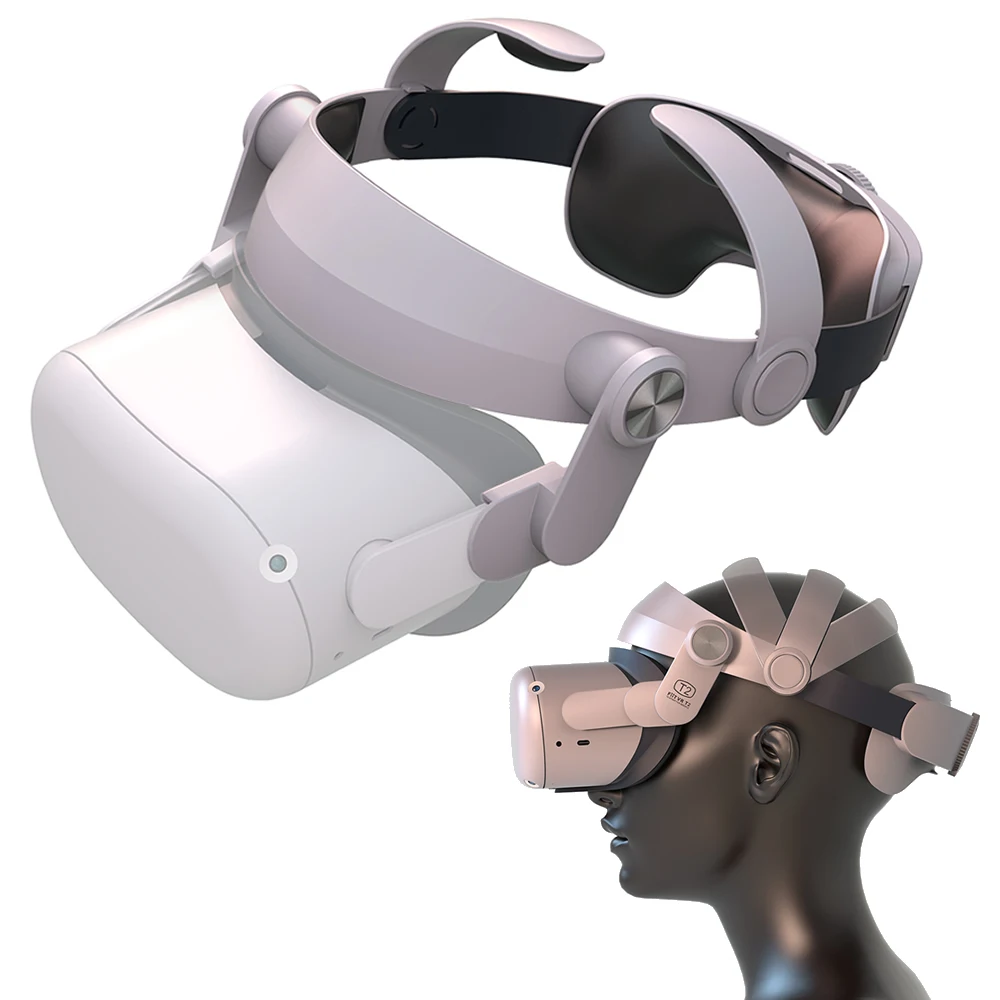 

For Oculus Quest 2 Elite Head Strap Adjustable Increase Supporting Improve Comfort-Virtual for Oculus Quest 2 Strap Accessories