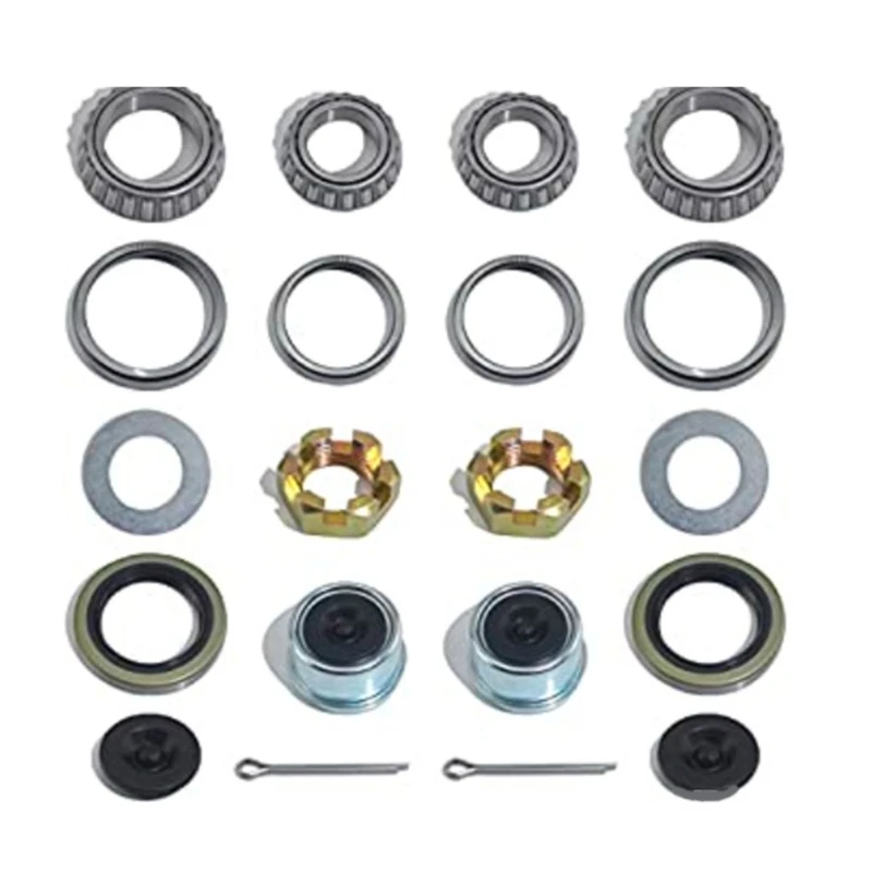

1 1/16" to 1 3/8" Axles Trailer Wheel Hub Bearings L68149 L68111 L44649 L44610 171255TB Seal Dust Cover Cotter Drop Shipping