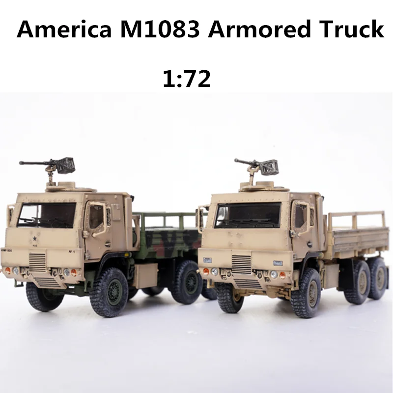 

Модель в масштабе 1:72 Американский военный грузовик M1083 бронированная версия Танк литый под давлением из сплава Коллекционная демонстрационная декорация подарок для игрушки веера