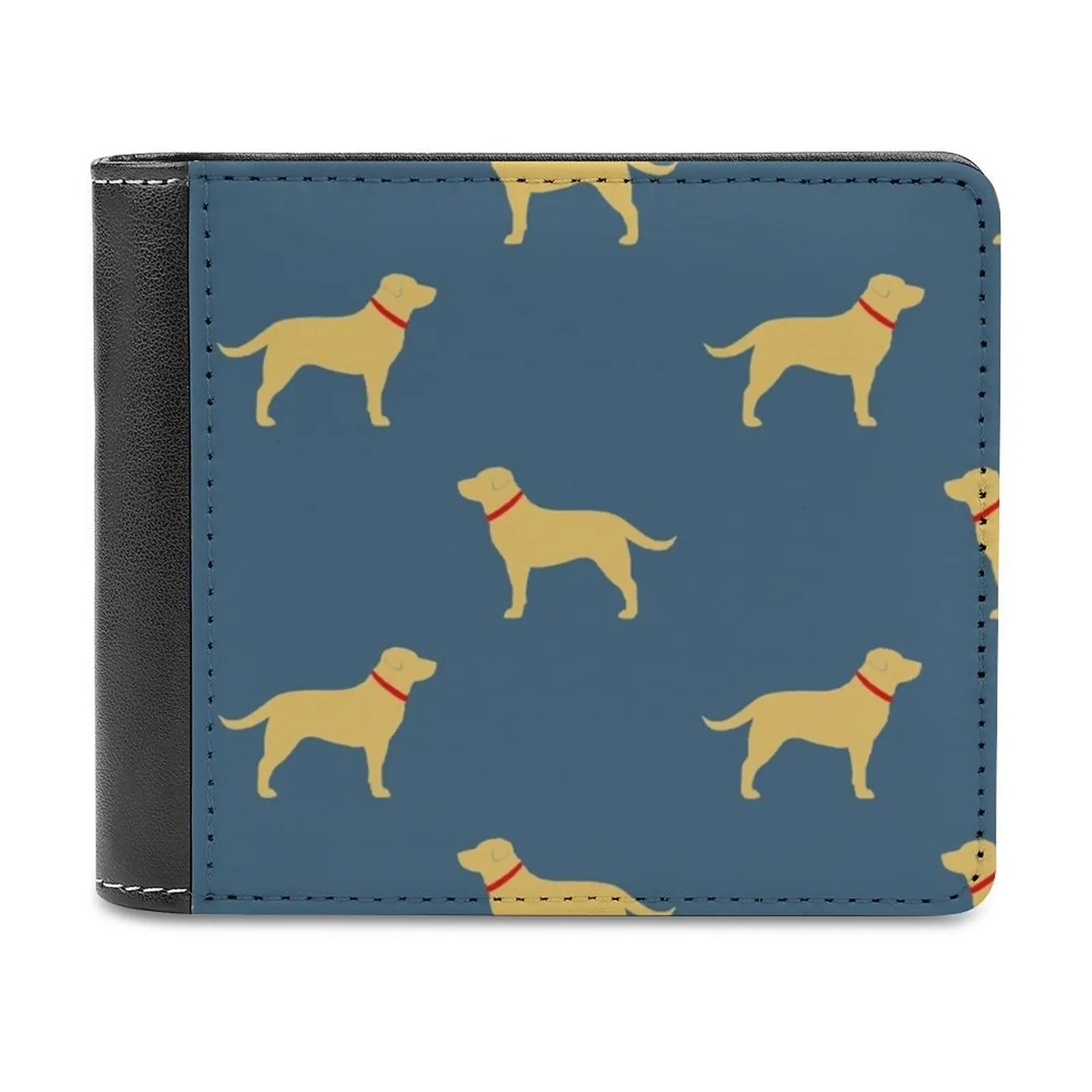 

Желтый Лабрадор ретривер Силуэт Собаки мужской кошелек кожаный кошелек держатель Кредитная карта короткий кошелек лаборатория Лабрадор л...