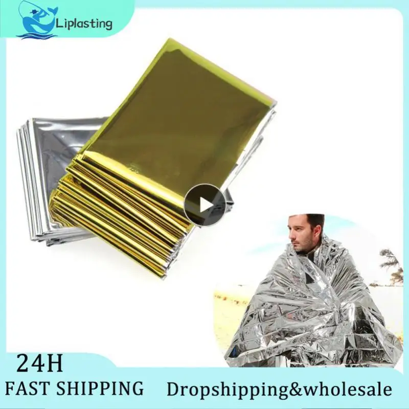 

Military Rescue Blanket Multi Functional Windproof Emergency Blanket Pet Foil Thermal Pet Insulation Blanket Sunscreen Blanket