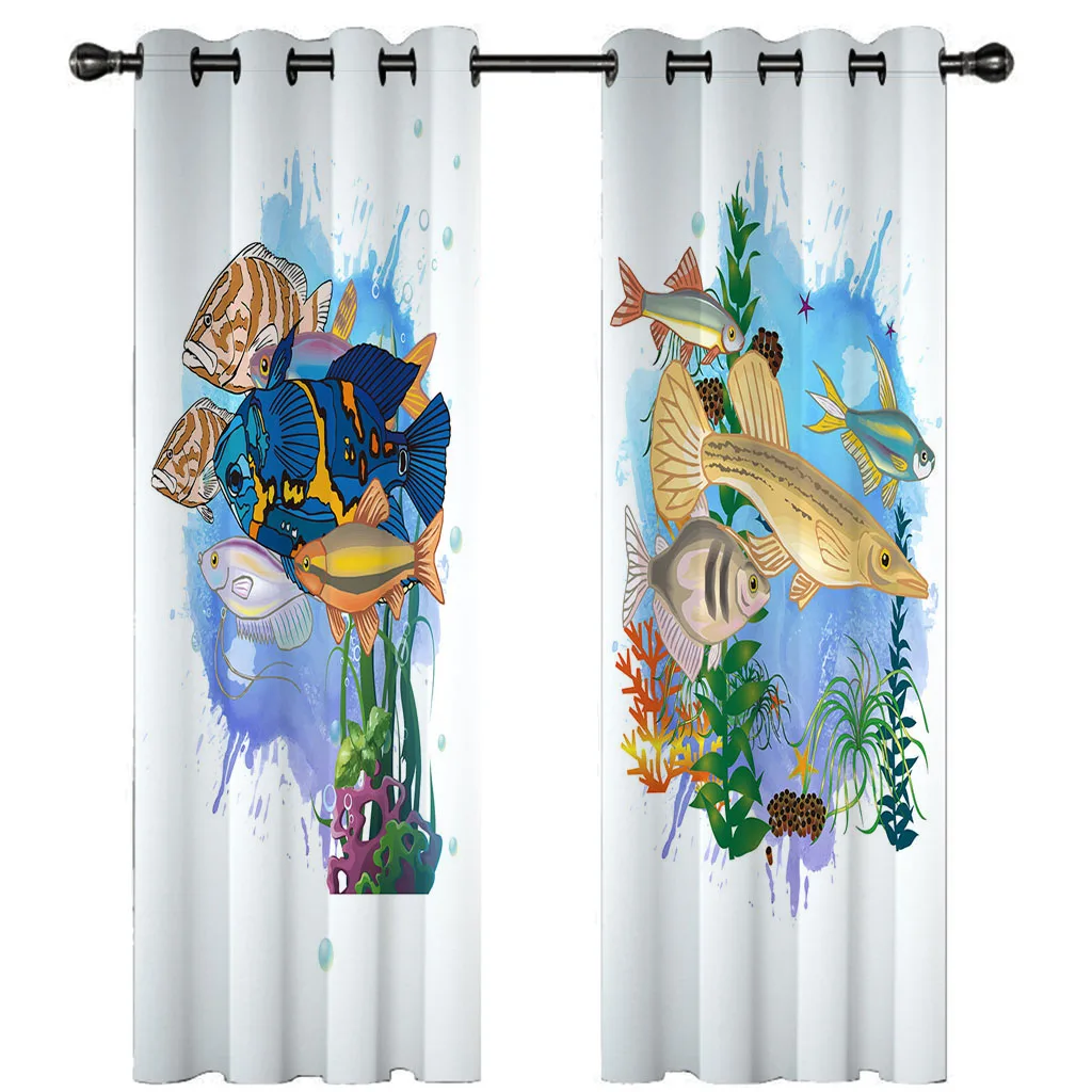 Затемняющие шторы HUANZHUANG для окон недорогие занавески большого размера с