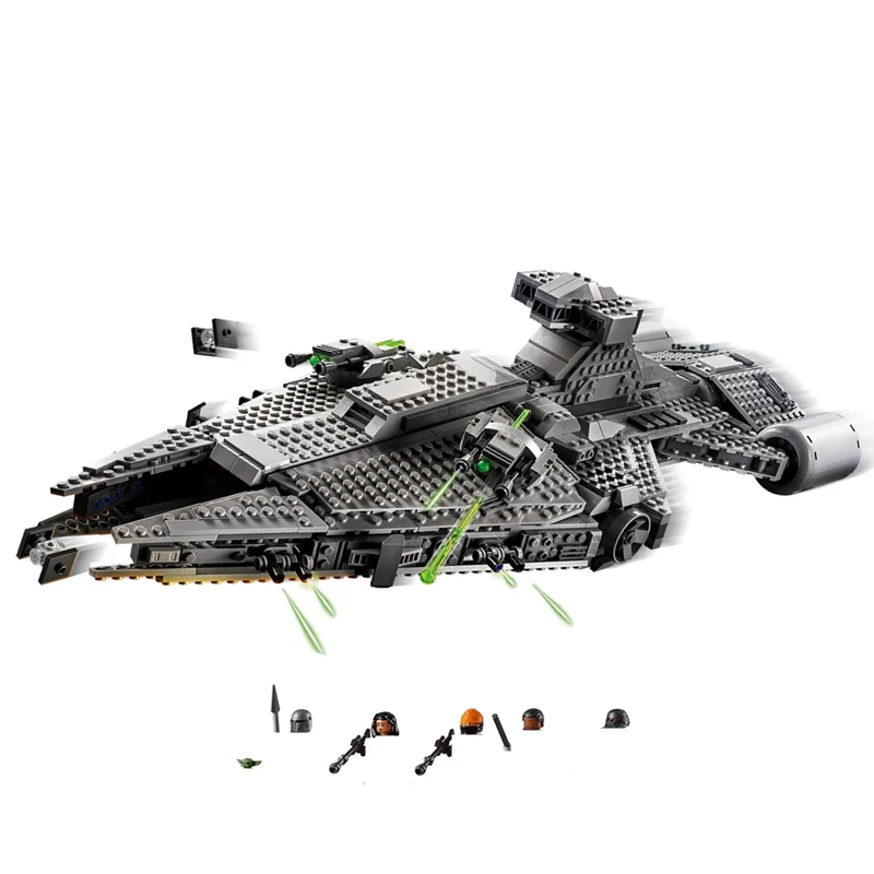 

Star Space Wars Imperial Cruiser Shuttle Ren Transport Ship Figures 75315 75284 75302 Building Blocks Bricks Kids Toys Gift