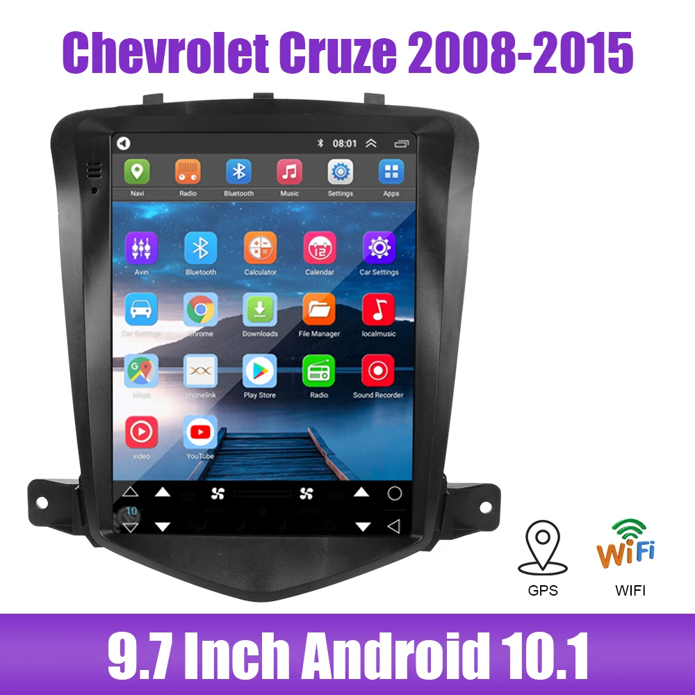 

Touch Screen For Chevrolet Cruze 2008-2015 Android 10.1 Multimedia 9.7 Inch GPS Bluetooth WiFi 2 Din Car Radio MP5 Player