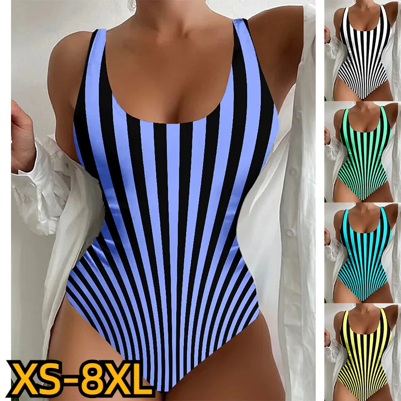 

Vacation Skintight Swimwear Women's One Piece Monokini Normal Swimsuit New Design Printing Beachwear Fashion Bathing Suits