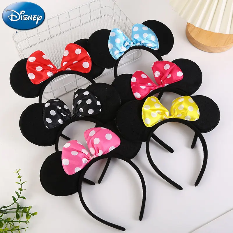 

12 шт., Детская повязка на голову с ушками Микки Мауса